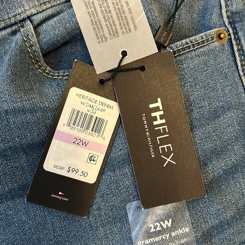 Tommy Hilfiger Gramercy Ankle Pull On Skinny Jeans - Picture 10 of 12